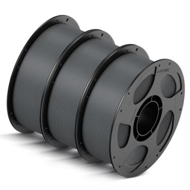 Imagem de ANYCUBIC Filamento Para Impressora 3D Rfid De Alta Velocidade, Pacote 1,75 Mm, Impressão Rápida Com Qualidade, Precisão Dimensional +/- 0,02 Carretel Reutilizável 1 Kg, 3, Cinza