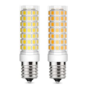 Imagem de Lâmpada LED E17 regulável 8W Consumo 80W Equiavlent lâmpadas de halogêneo, 800LM, AC 110-130V, CRI: 85Ra, S11 T8 T7 E17 lâmpadas de base intermediária, para ventilador de teto, iluminação de forno de