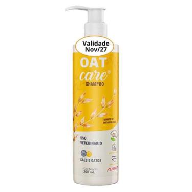 Imagem de Oat Care Shampoo 200ml Avert Pele Sensível Para Cães E Gatos