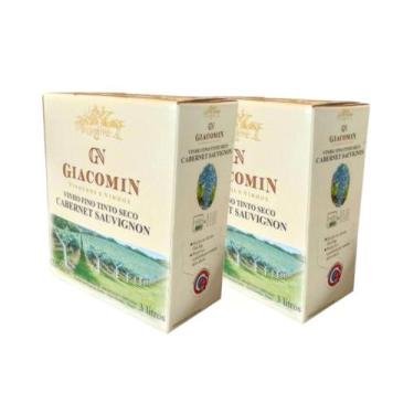 Imagem de Vinho Cabernet Sauvignon Giacomin - Kit 2 Bags de 3L - Vinícola Giacom