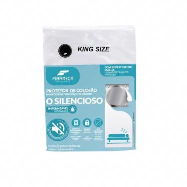 Imagem de Protetor de Colchão Impermeável O Silencioso Fibrasca 96% Poliéster e 