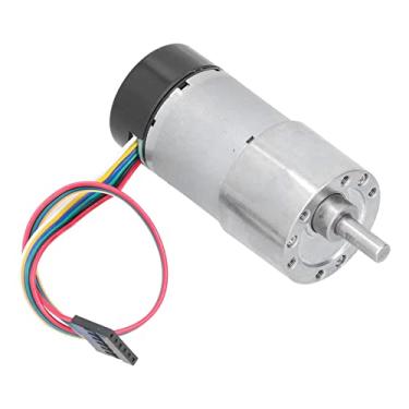 Imagem de JGB37 3530 DC12V Encoder Metal Metal GearMotor Motor de Engrenagem de Codificador de Alta Torção para Dispositivo de Acionamento Industrial (30rpm)