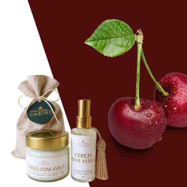 Imagem de Kit Presente Vela Aromática 140g + Perfume de Ambientes 60ml - Casa Di