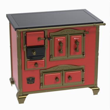 Imagem de Fogao a Lenha Venax n 2 Imperador Premium Vermelho SD