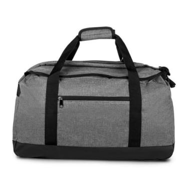 Imagem de Bolsa Esportiva 2 em 1 Practical Life, 40L, Mochila e Mala Academia, Cinza, Impermeável