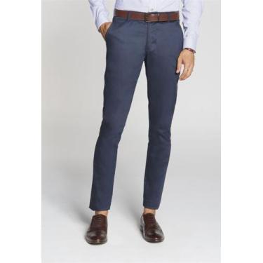 Imagem de Calça Docthos Fit Sarja Bolso Faca Easy, 029 azul noite, 50