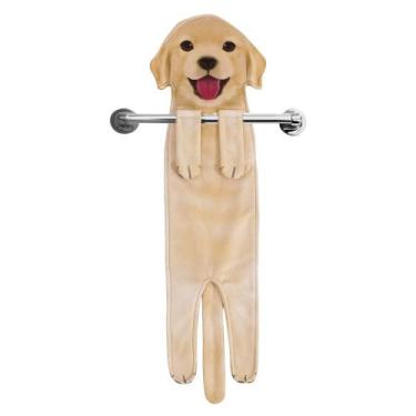 Imagem de Toalhas de mão AGRIMONY Funny Golden Retriever Dog para banheiro