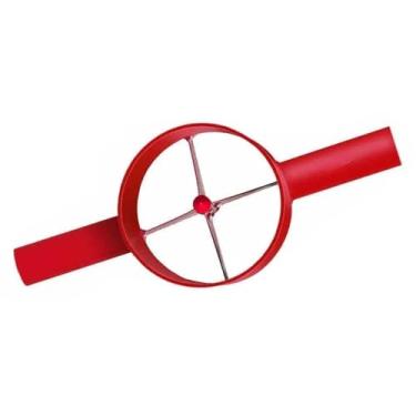 Imagem de predolo Divisor de bambu manual de 5 polegadas de diâmetro, resistente para paisagismo, acessório profissional, divisor de bambu versátil de 13 polegadas de, 4 Cortes