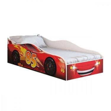 Imagem de Cama Infantil Super Car Fantasy Gabrielli Móveis Vermelho
