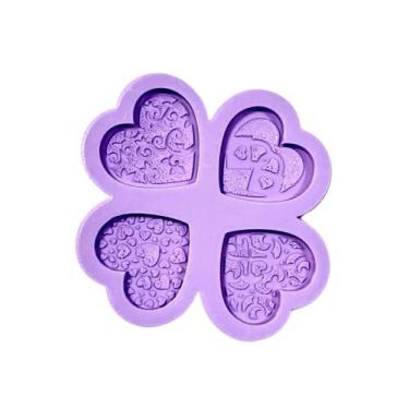 Imagem de F1400 molde de silicone coração dia das mães/namorados confeitaria bis