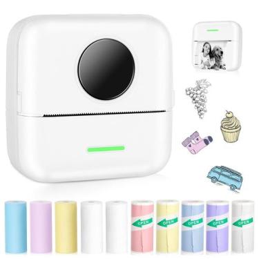 Imagem de Impressora Bluetooth ST-CARE Mini Pocket Thermal com 10 rolos