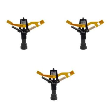 Imagem de Aspersor Agrojet 4mm Com Regulagem - Giratório - 3 Unidades