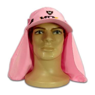 Imagem de Boné Para Pescaria Proteção Lateral E Frontal V-Fox Feminino