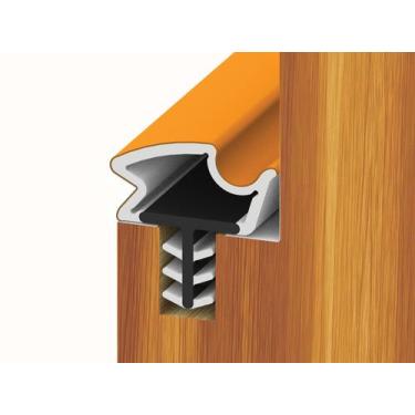 Imagem de Veda Fresta Porta Janela Encaixe Central - Kit - Comfortdoor, Branco, 