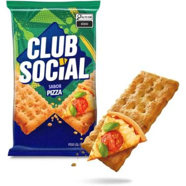 Imagem de Kit c/ 2 Biscoito Salgado Club Social regular pizza