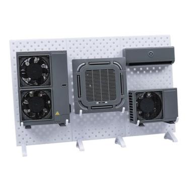 Imagem de YIJU Conjunto de modelos de ar condicionado em miniatura Micro Scene 1:14 Escala Modelo de móveis para casa de bonecas, Style C