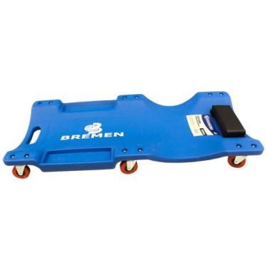 Imagem de Carrinho esteira para mecânico 92 cm 150 kg com apoio de cabeça - 9500