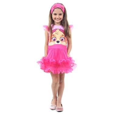 Imagem de Fantasia Patrulha Canina Skye Faces Luxo 930504 PP