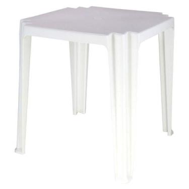 Imagem de Mesa Quadrada Tambaú Branca Tramontina