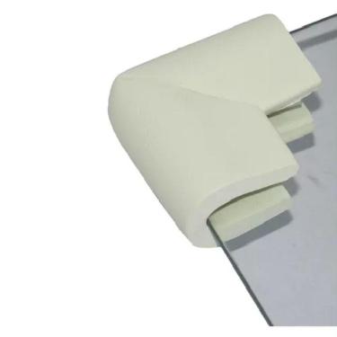 Imagem de Cantoneira Mesa Vidro Protetor Quina Canto Bebê C/4Un Espuma