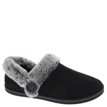 Imagem de Skechers Pantufa feminina aconchegante Campfire - Fresh Toast, Preto, 9.5 Wide
