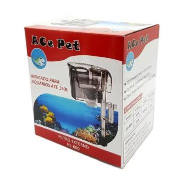 Imagem de Filtro Externo Hang On - Ace Pet HL-600  600 L/h - Para Aquários até 1