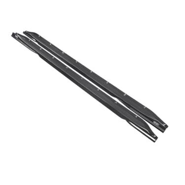 Imagem de Compatível com BMW M3 M4 G80 G82 AX Estilo Fibra de Carbono Seco Saias Laterais Grade Dianteira Lip Difusor Traseiro Kits de Carroceria Peças Automotivas(G82 Side Skirts)