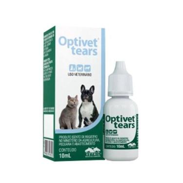 Imagem de Colírio Optivet Tears 10 mL  Lubrificante e Higienizador Ocular para C