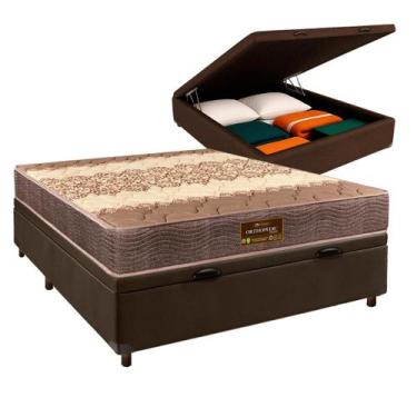 Imagem de Cama Box Bau + Colchão Casal D26 Sankonfort