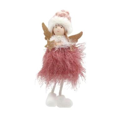 Imagem de Pingente de Natal Princesa Menina Boneca Anjo Boneca Boneca Decoração 