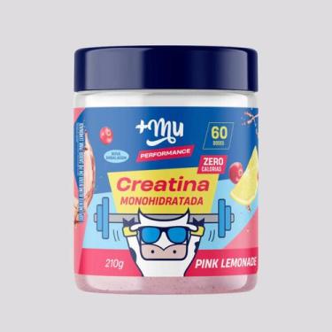 Imagem de Creatina +Mu Monohidratada 100% Pura 210g - Mais MU, Pink Lemonade