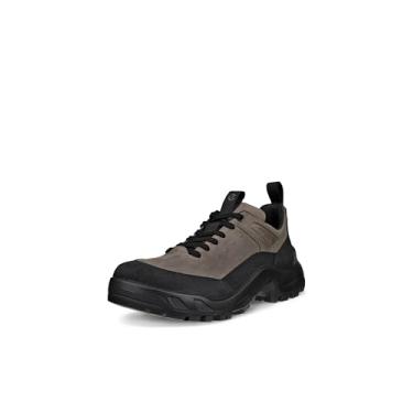 Imagem de ECCO Tênis de caminhada masculino à prova d'água com cadarço, Preto/Tarmac Nubuck, 11-11.5