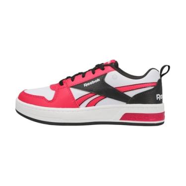 Imagem de Reebok Tênis feminino Royal Prime Step N' Flash, Rosa/Branco/Preto, 13.5 Little Kid