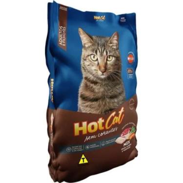 Imagem de Quatree ração hot cat filhotes e adultos peixe 10.1kg