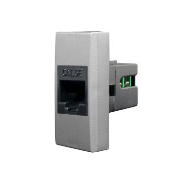 Imagem de Módulo Rj45 Cat 5E Inova Pro Class Alumbra Titanium