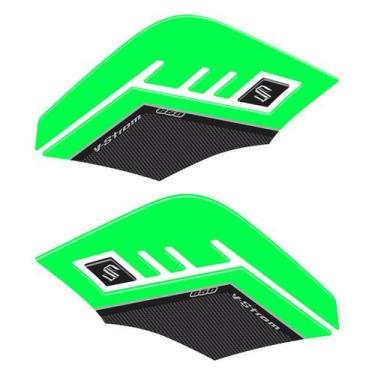 Imagem de Adesivo Lateral V-Strom 650 2020-2021 - Protetor Tank Pad - Cromo Sign