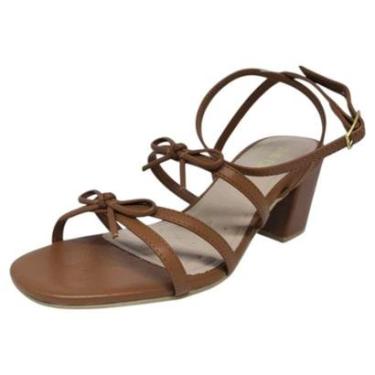 Imagem de Sandália Feminina Conforto e Laços Muito Estilosos Sua Cia-Feminino