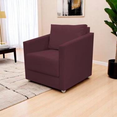 Imagem de Poltrona Decorativa Para Sala Recepção Manicure Consultório Celine Sue