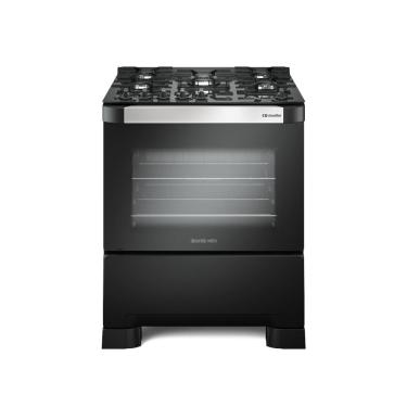 Imagem de Fogão á Gás Mueller 5 bocas Decorato Vetro Mesa de vidro c/Timer-Bivolt