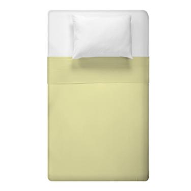 Imagem de Lencol Avulso Solteiro Sem Elástico Algodão Liso Estamparia