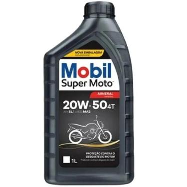 Imagem de Oleo Mobil Super Moto 20w50 Mineral 4t - 1 Litro