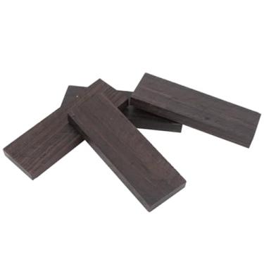 Imagem de Fydun Escalas de Alça de Faca, 4 Peças MX0126D EBONY DIY 4PCS MX0126D Escalas Musical Instrument Knife