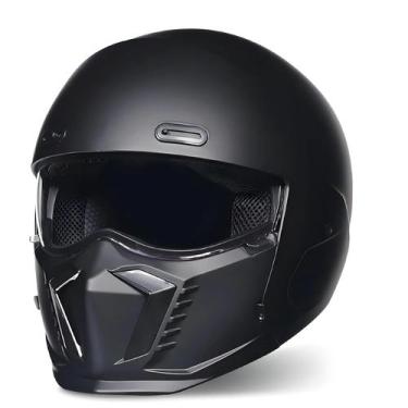 Imagem de Capacete De Motocicleta Retro Unissex Com Design Scorpion Compatível C