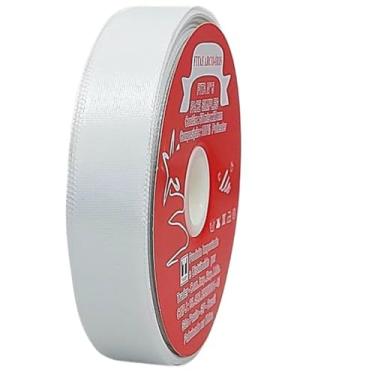 Imagem de Fita de Cetim Trader 22mm N°5 com 50 Metros [COR: COR 001 BRANCO - TAMANHO: 50 METROS]