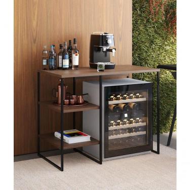 Imagem de Aparador Industrial P/ Cervejeira C/2 Prateleiras 95X75X50Cm