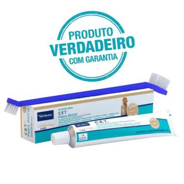 Imagem de CET - Kit de Saúde Oral Virbac Pasta e Escova para Cães e Gatos