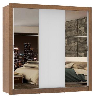 Imagem de Guarda Roupa Casal Lyon Plus 3 Portas de Correr Madesa