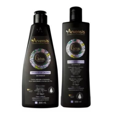Imagem de Kit Arvensis Ativador Ondulados E Cacheados 300ml E 500ml