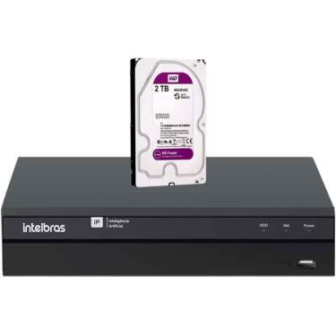 Imagem de Gravador De Vídeo Ip Nvr 16 Canais 4k Invd 1016 Intelbras 2tb Purple