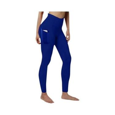 Imagem de Leggings de Yoga Cintura Alta para Mulheres - Controle de Barriga, Bol